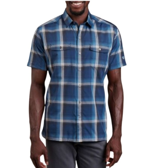 Kuhl Men's Response Men's Blue Stripped Shirt Size Small - Picture 1 of 11